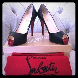 Christian Louboutin Very Prive 120 Calf Kid Toe